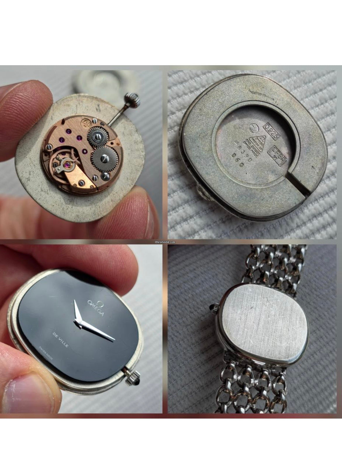 Omega De Ville Jeux d'Argent Cadran Onyx
