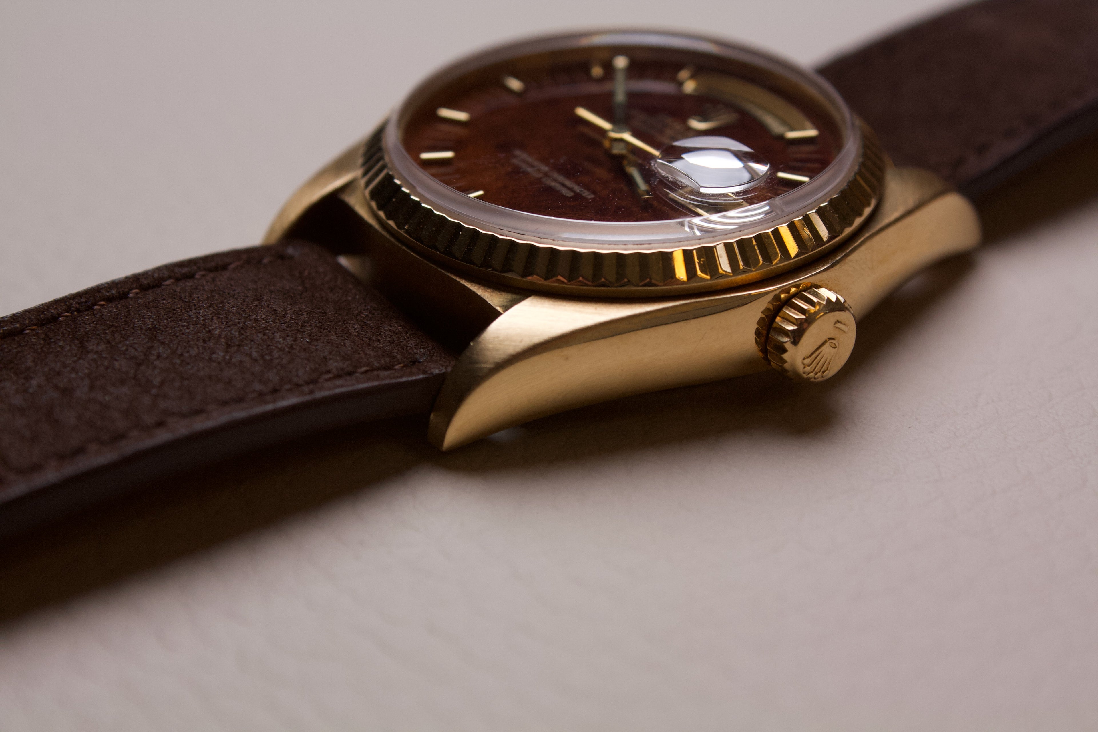 Rolex Day-Date 18038 Wood Noyer