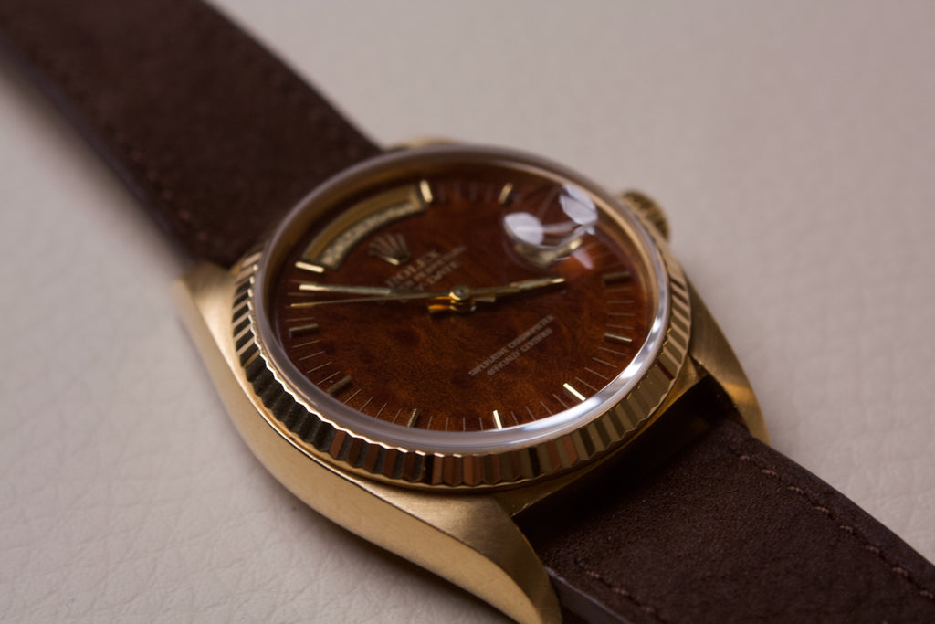 Rolex Day-Date 18038 Wood Noyer