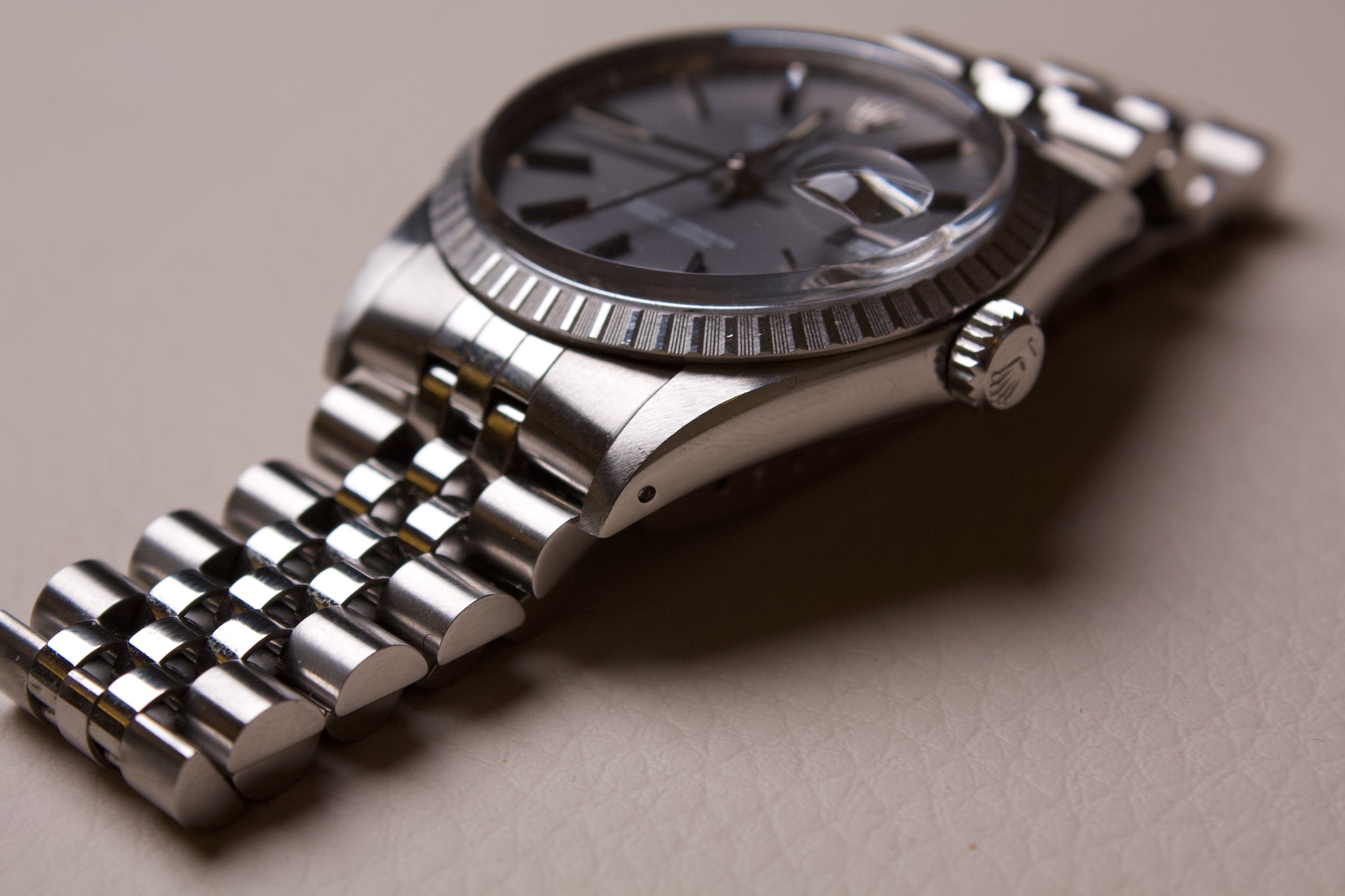 Rolex Datejust 16030 Gris Sunburst