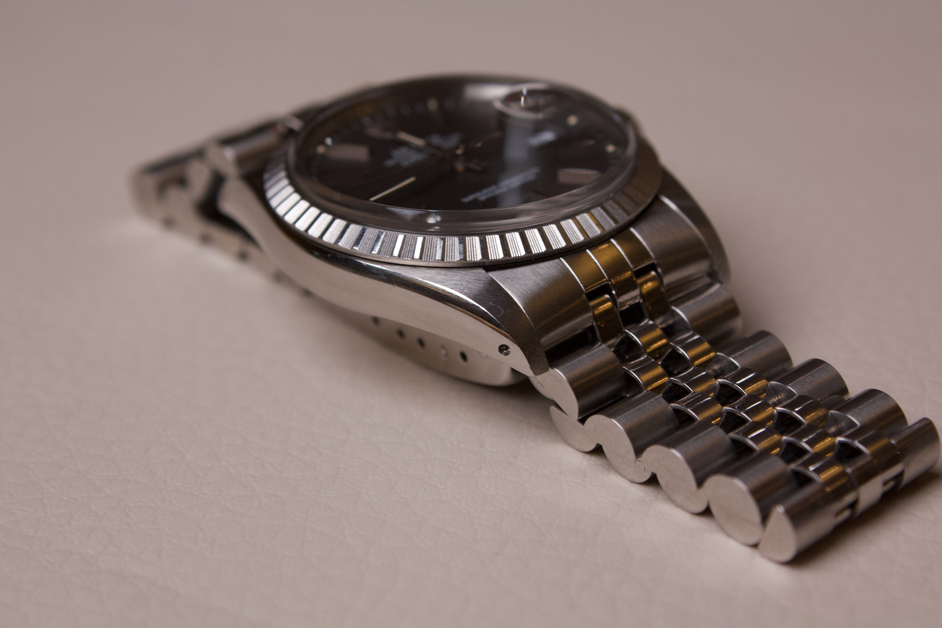 Rolex Datejust 16030 Gris Sunburst