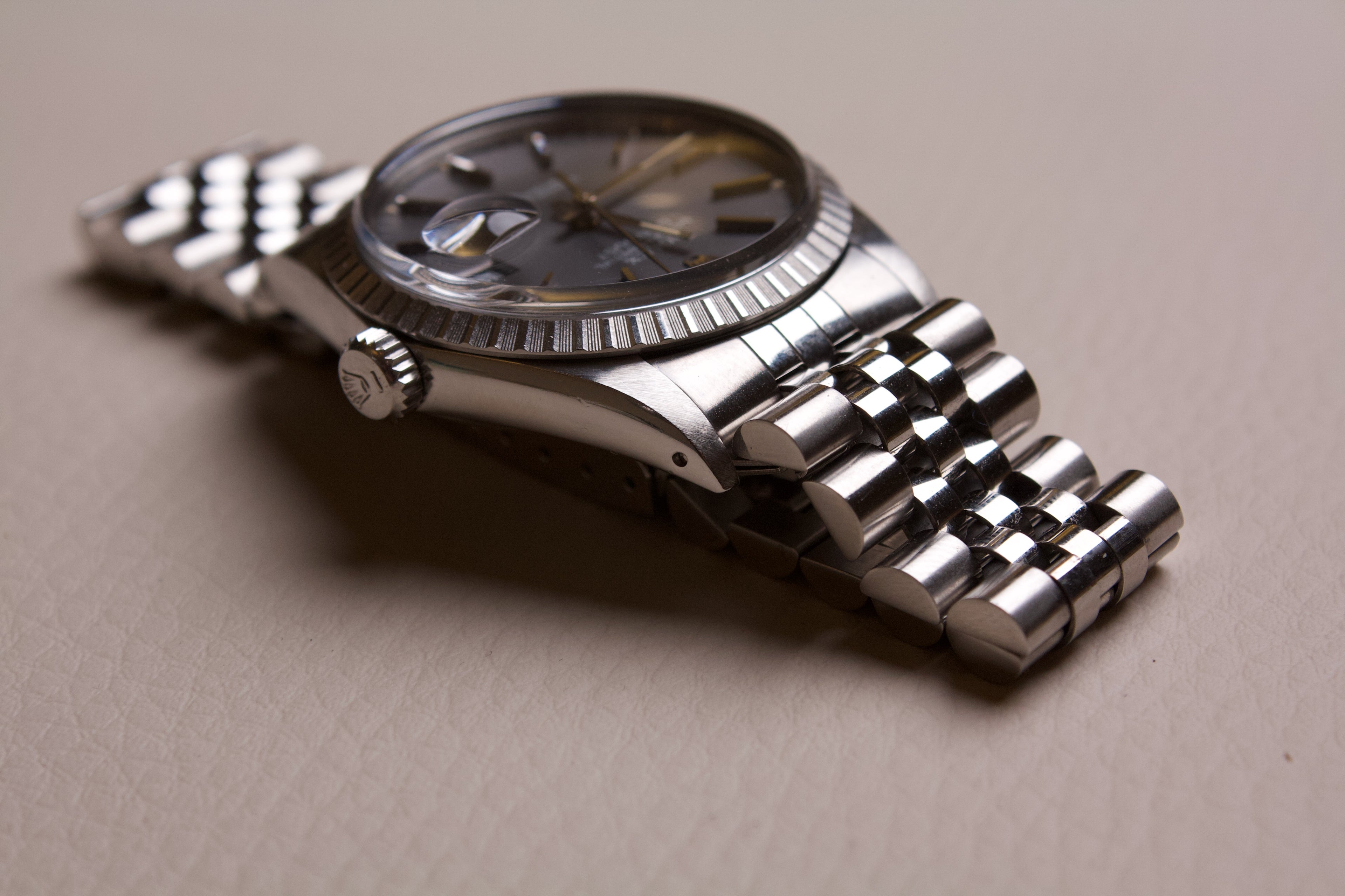 Rolex Datejust 16030 Gris Sunburst