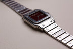 Cartier Santos Cadran Burgundy "Swiss" Only Full Set 2960
