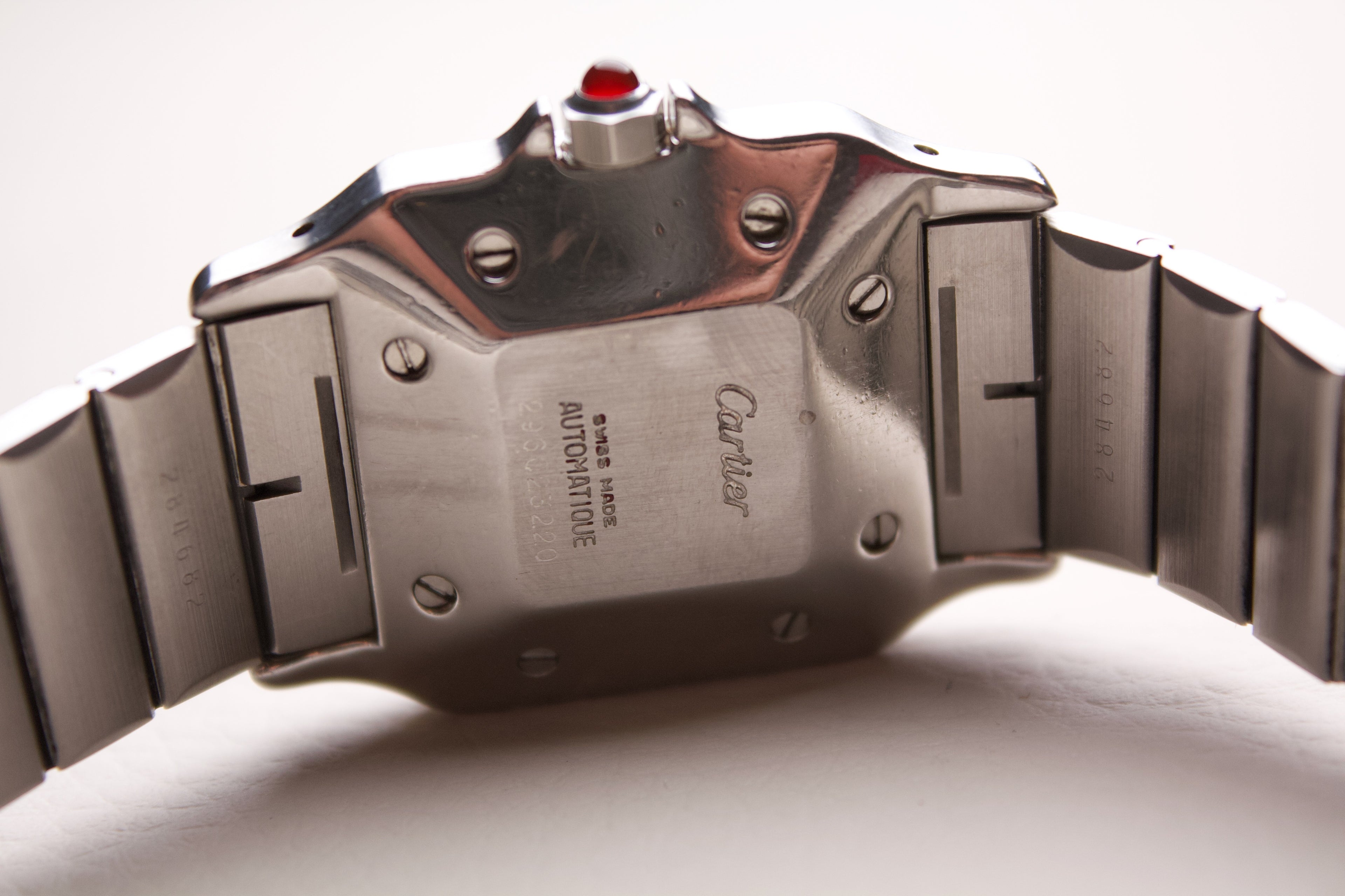 Cartier Santos 2960 Burgundy