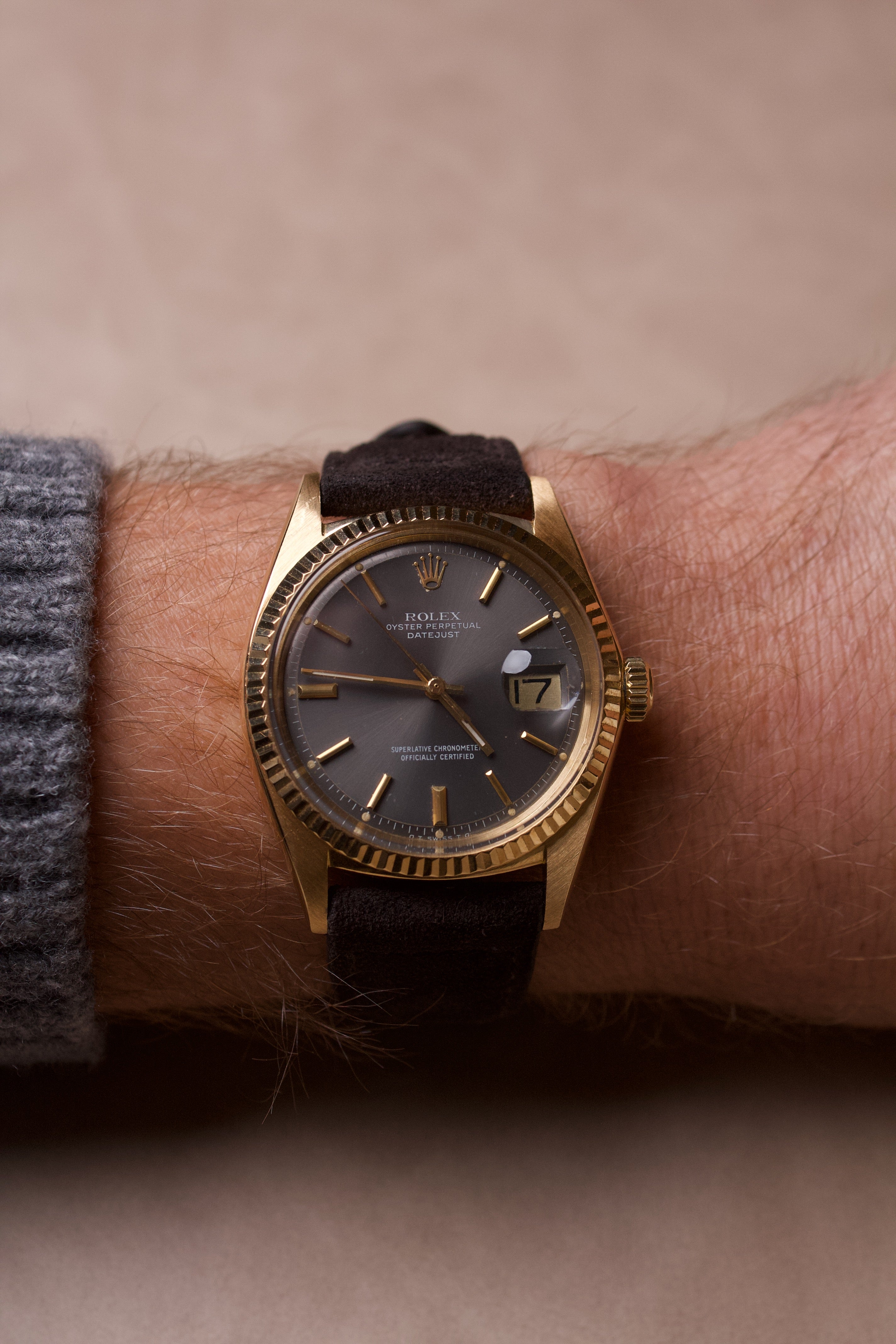 Rolex Datejust 1601/8 Gris Soleil