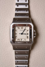 Cartier Santos Galbé  Cadran Ivoire 1564