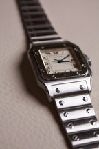 Cartier Santos Galbé  Cadran Ivoire 1564