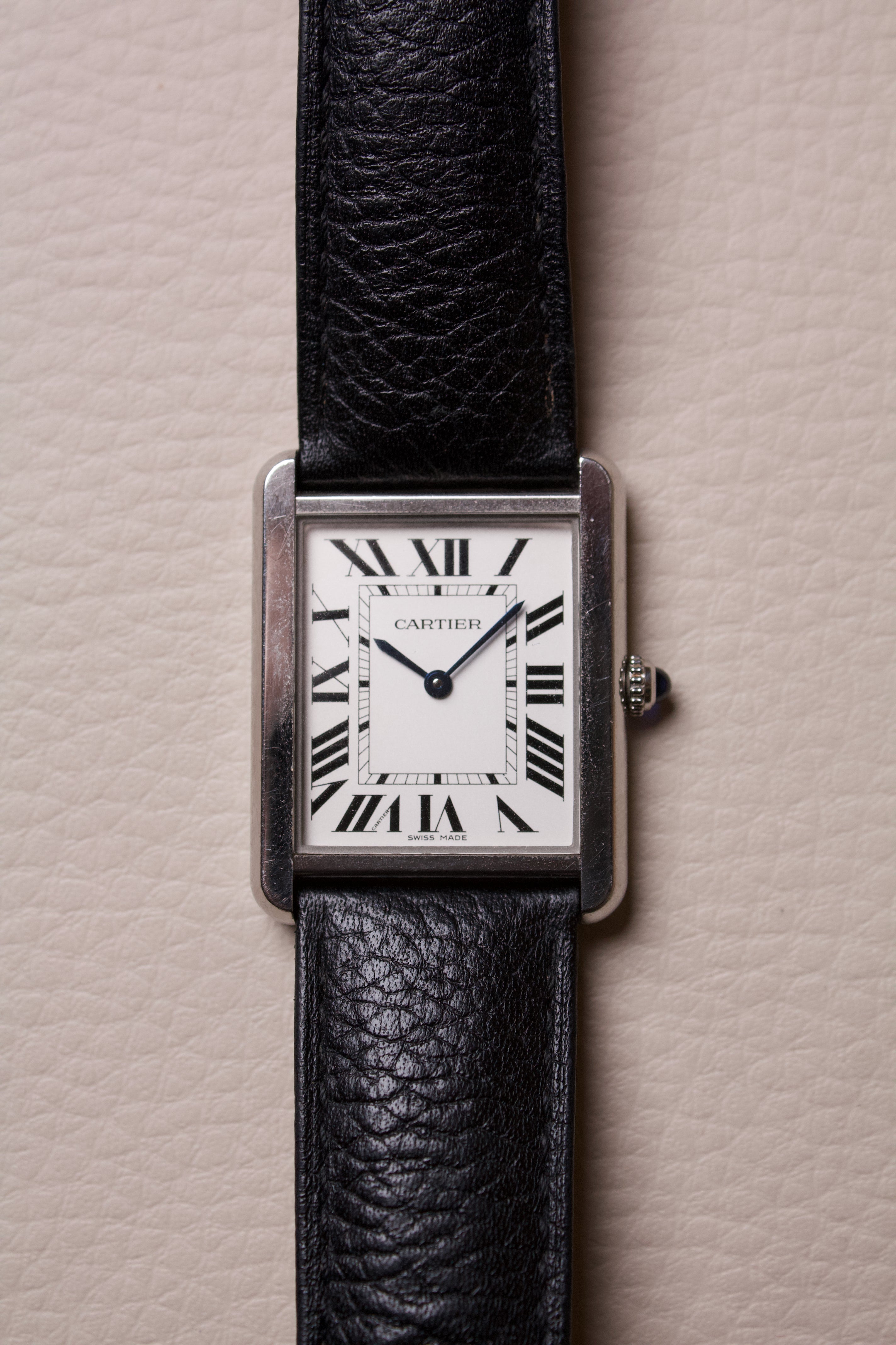 Cartier Tank Solo "Large" WSTA0028 White Dial