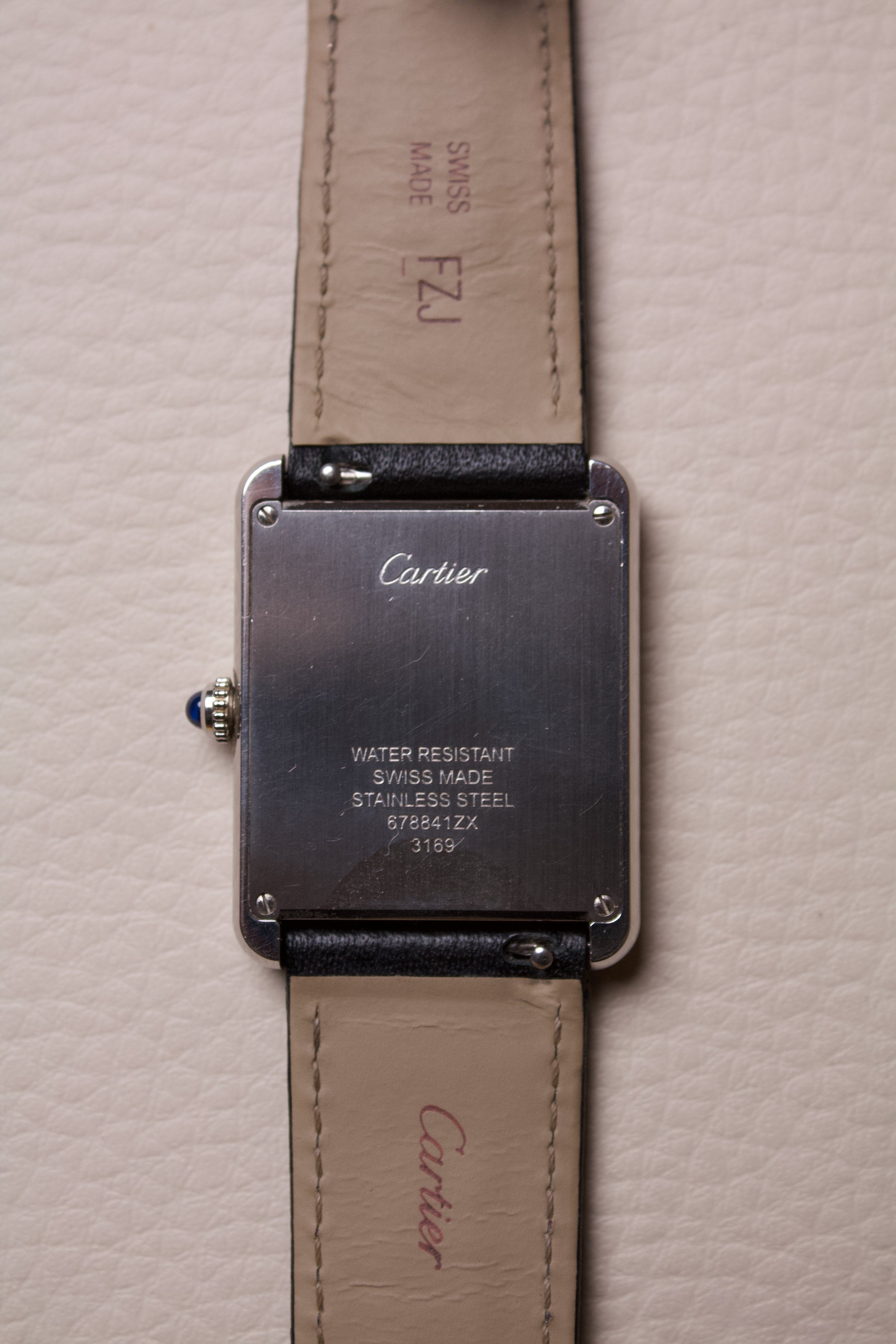 Cartier Tank Solo "Large" WSTA0028 White Dial