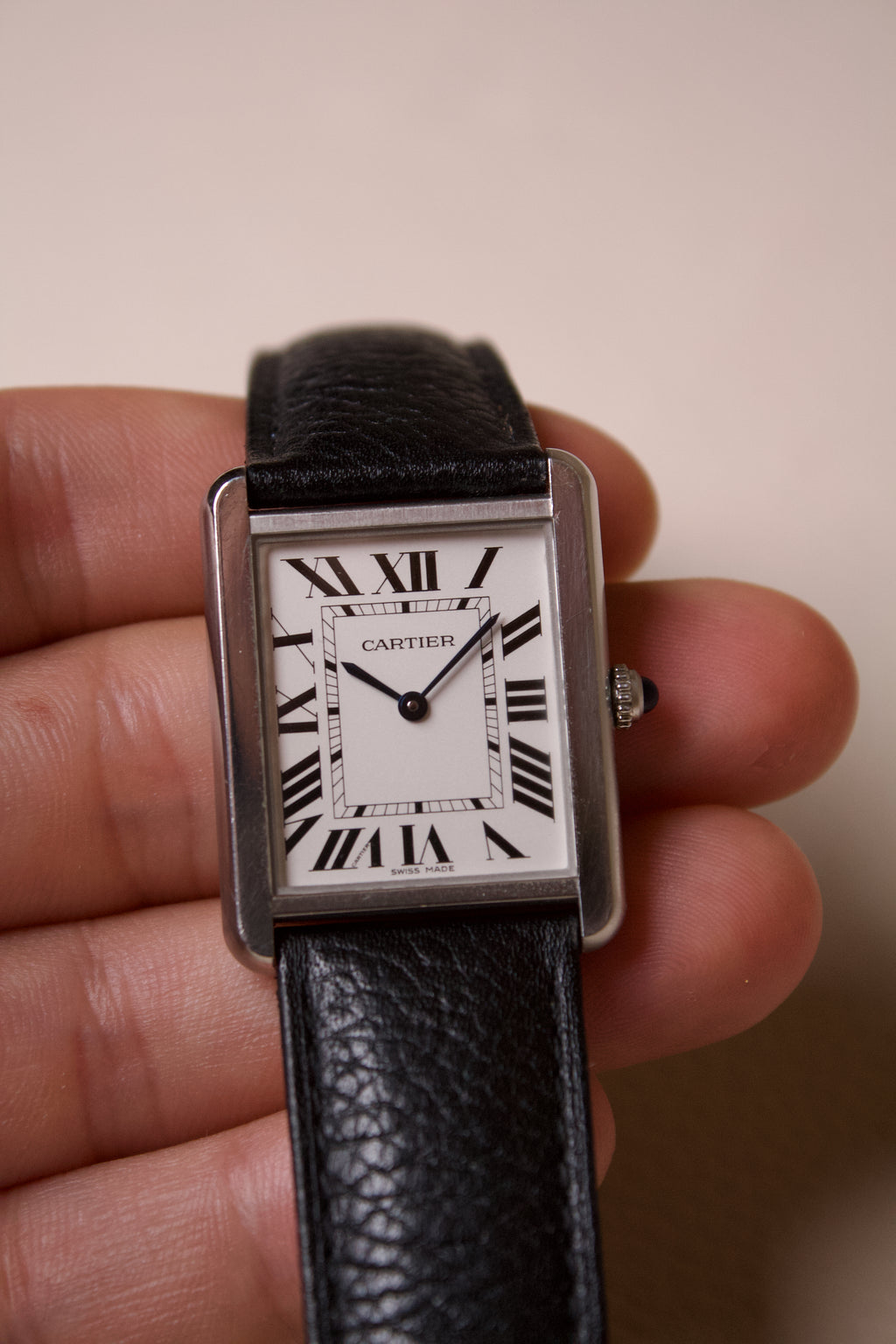 Cartier Tank Solo "Large" WSTA0028 White Dial