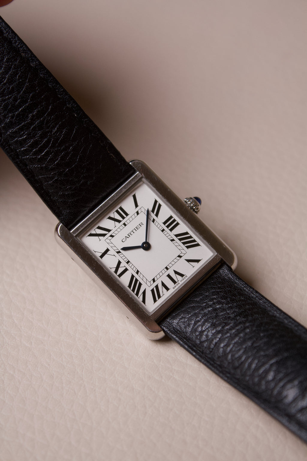 Cartier Tank Solo "Large" WSTA0028 White Dial