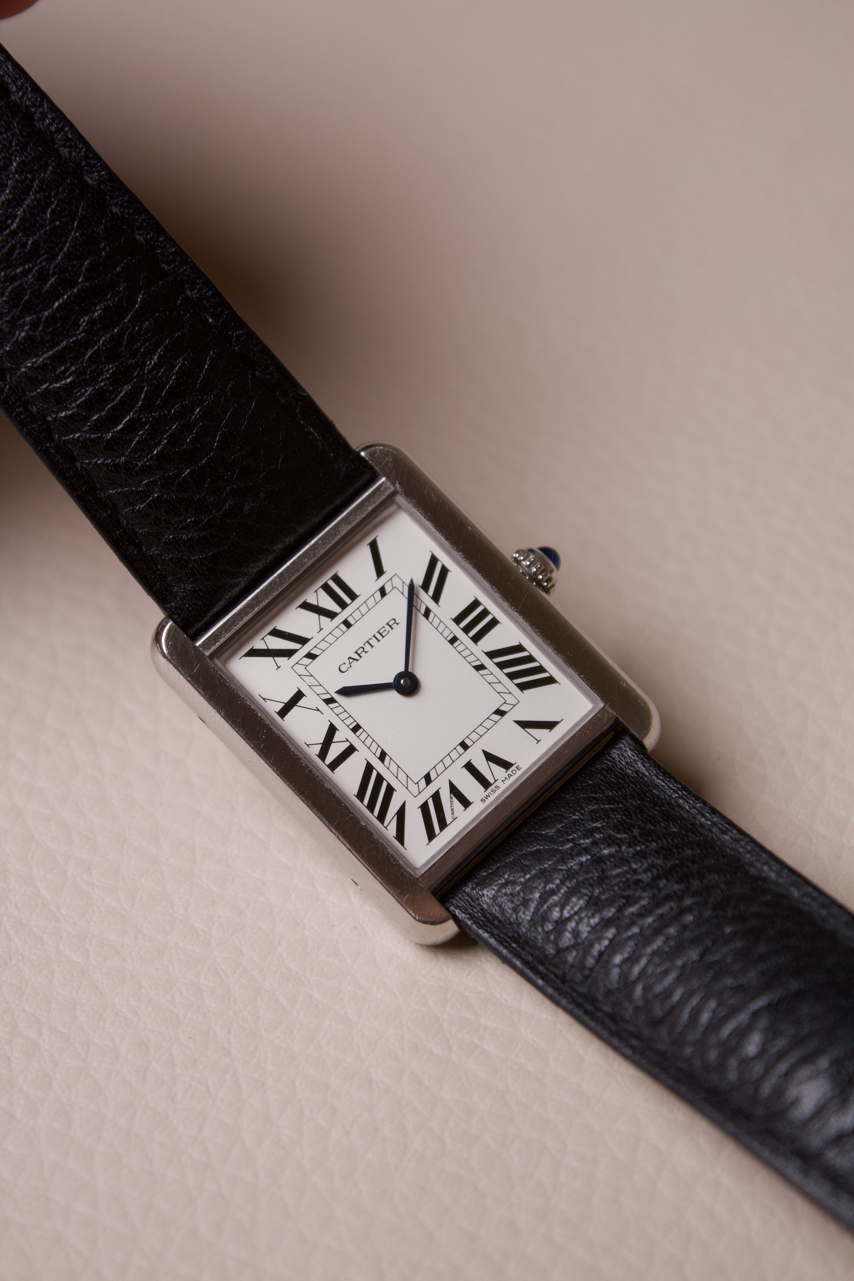 Cartier Tank Solo "Large" WSTA0028 White Dial