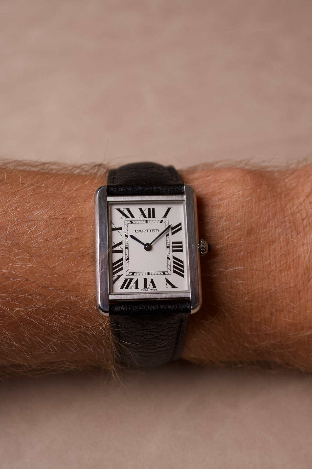 Cartier Tank Solo "Large" WSTA0028 White Dial