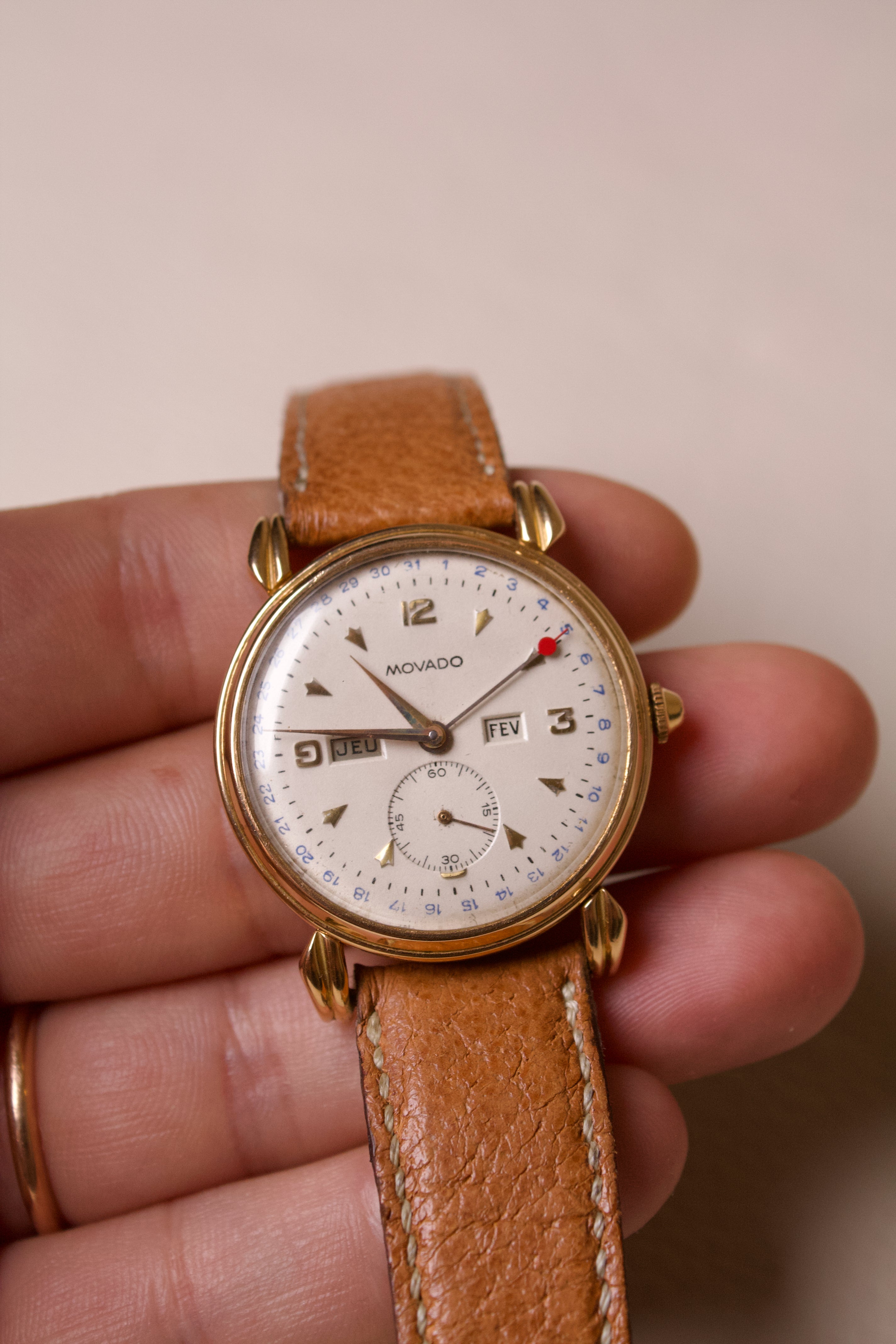 Movado Triple Calendar Ref. 4820 18K