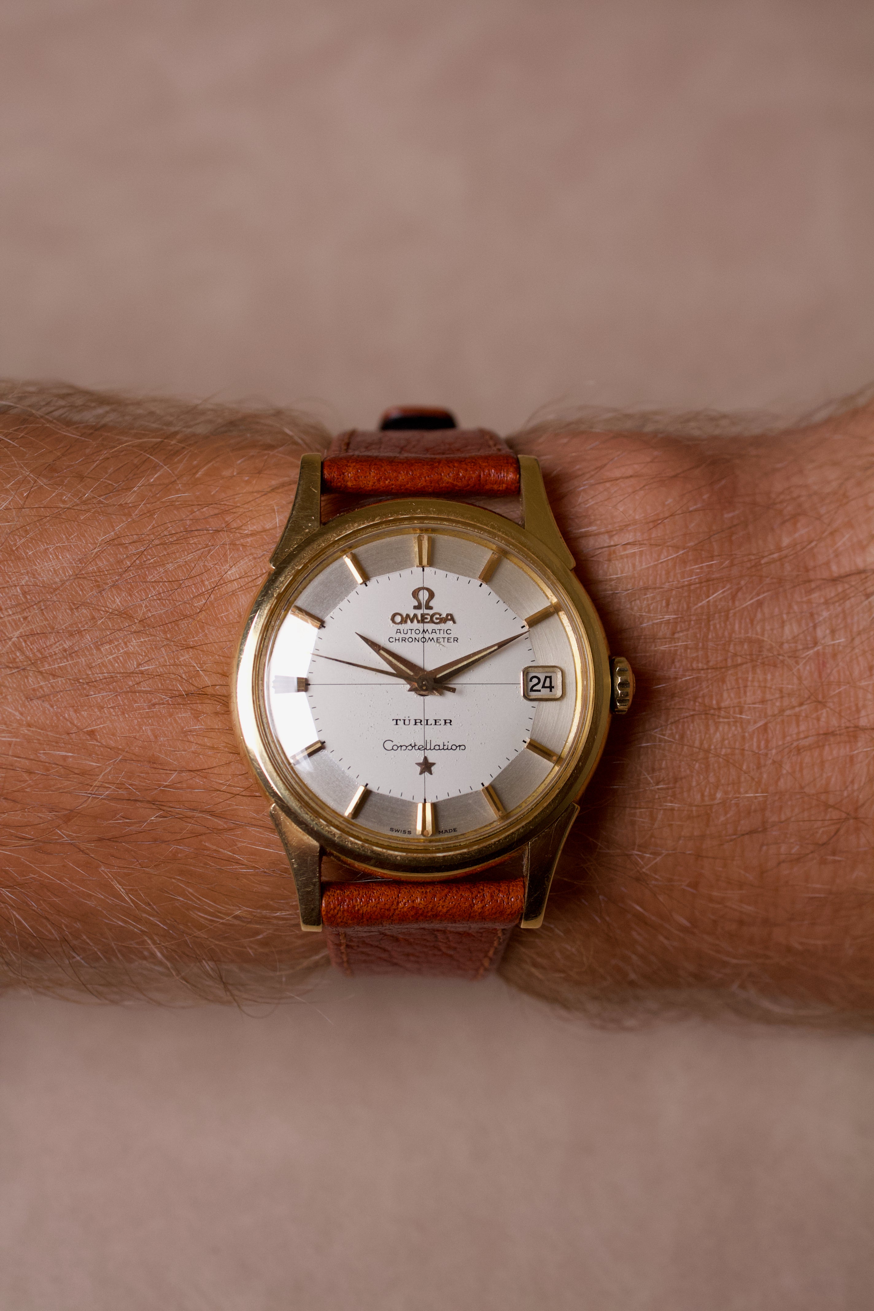 Omega Constellation Pie Pan Turler Ref. 14393