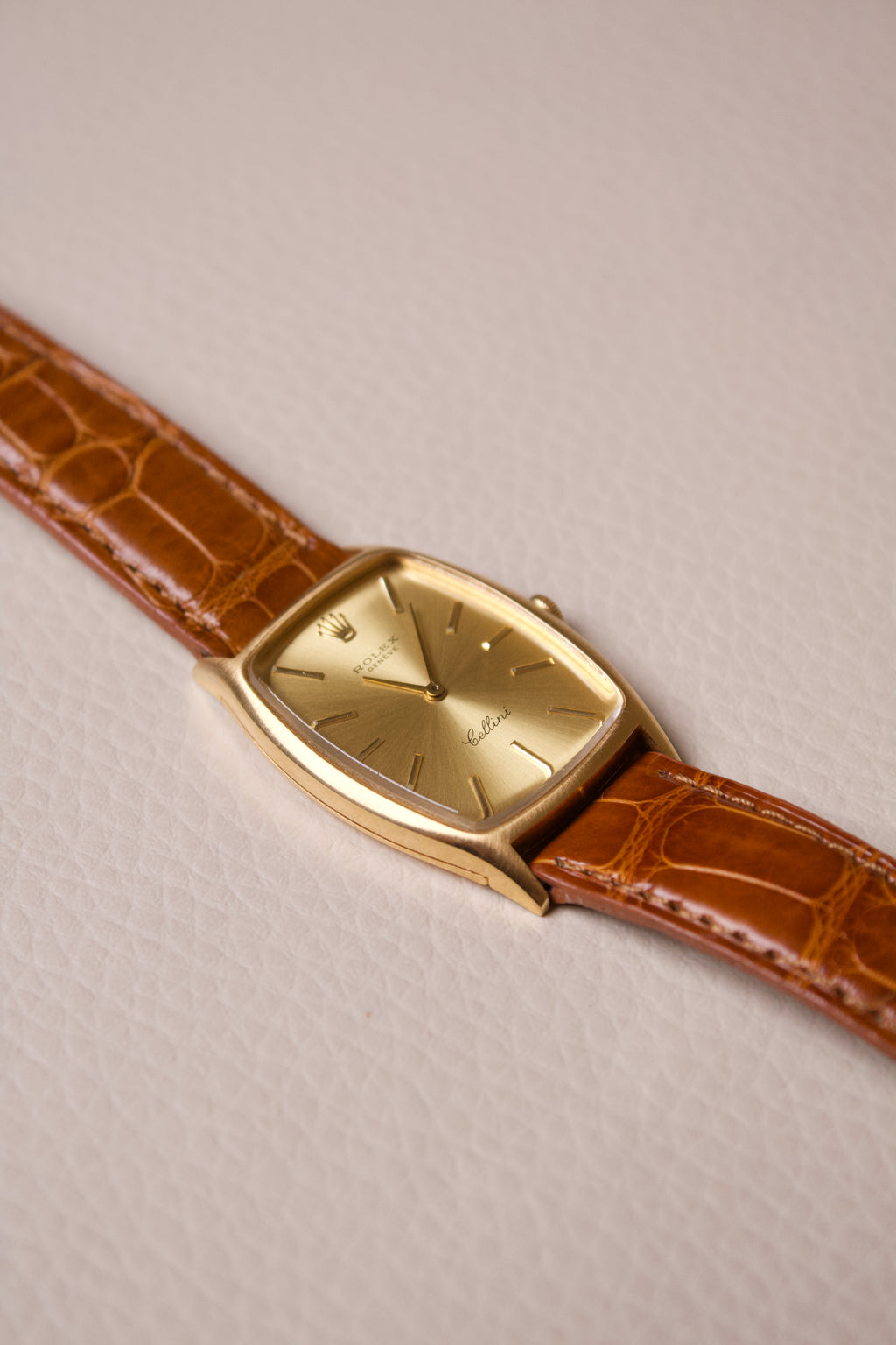 Rolex Cellini Tonneau Large Model 18K 3807