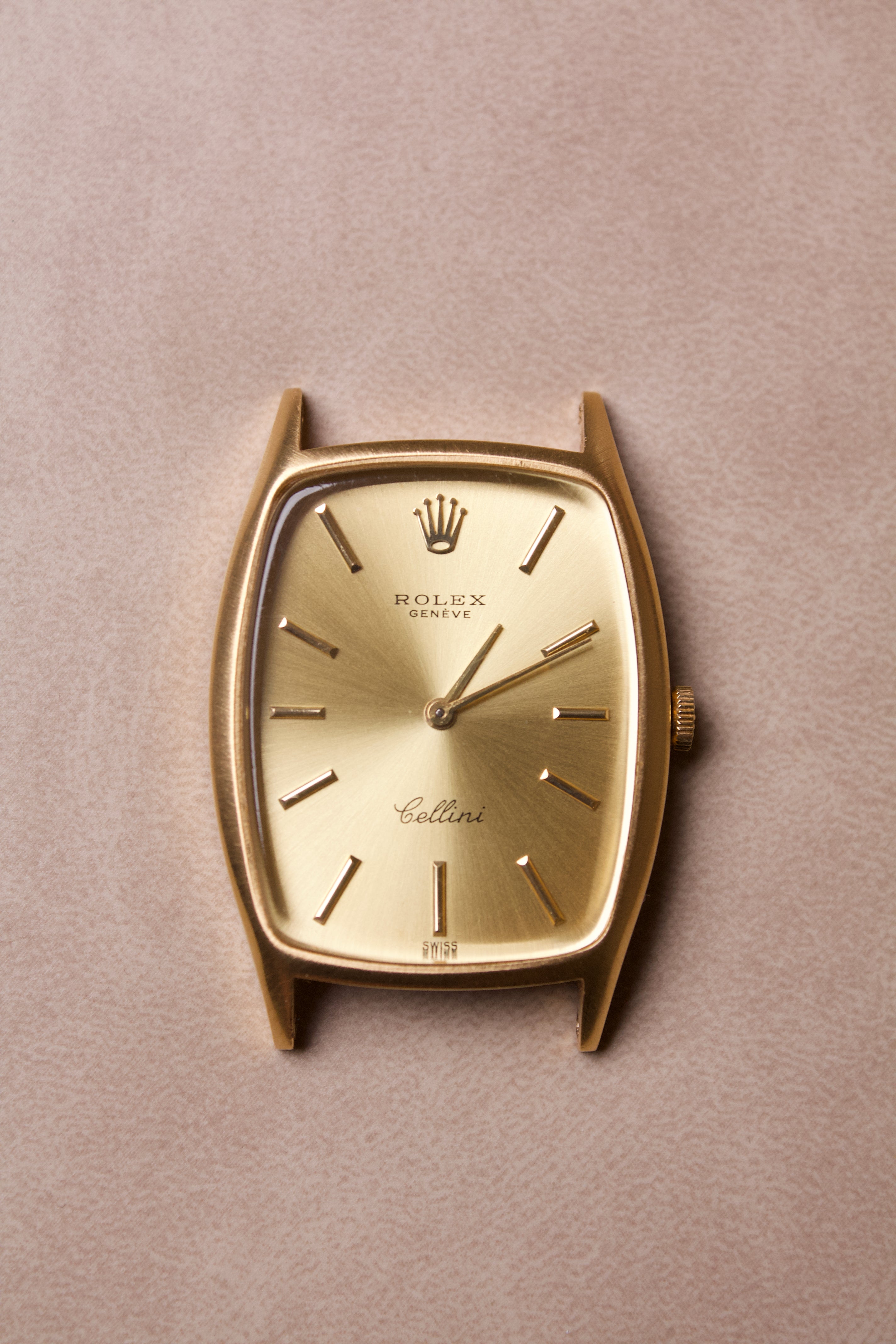 Rolex Cellini Tonneau Large Model 18K 3807