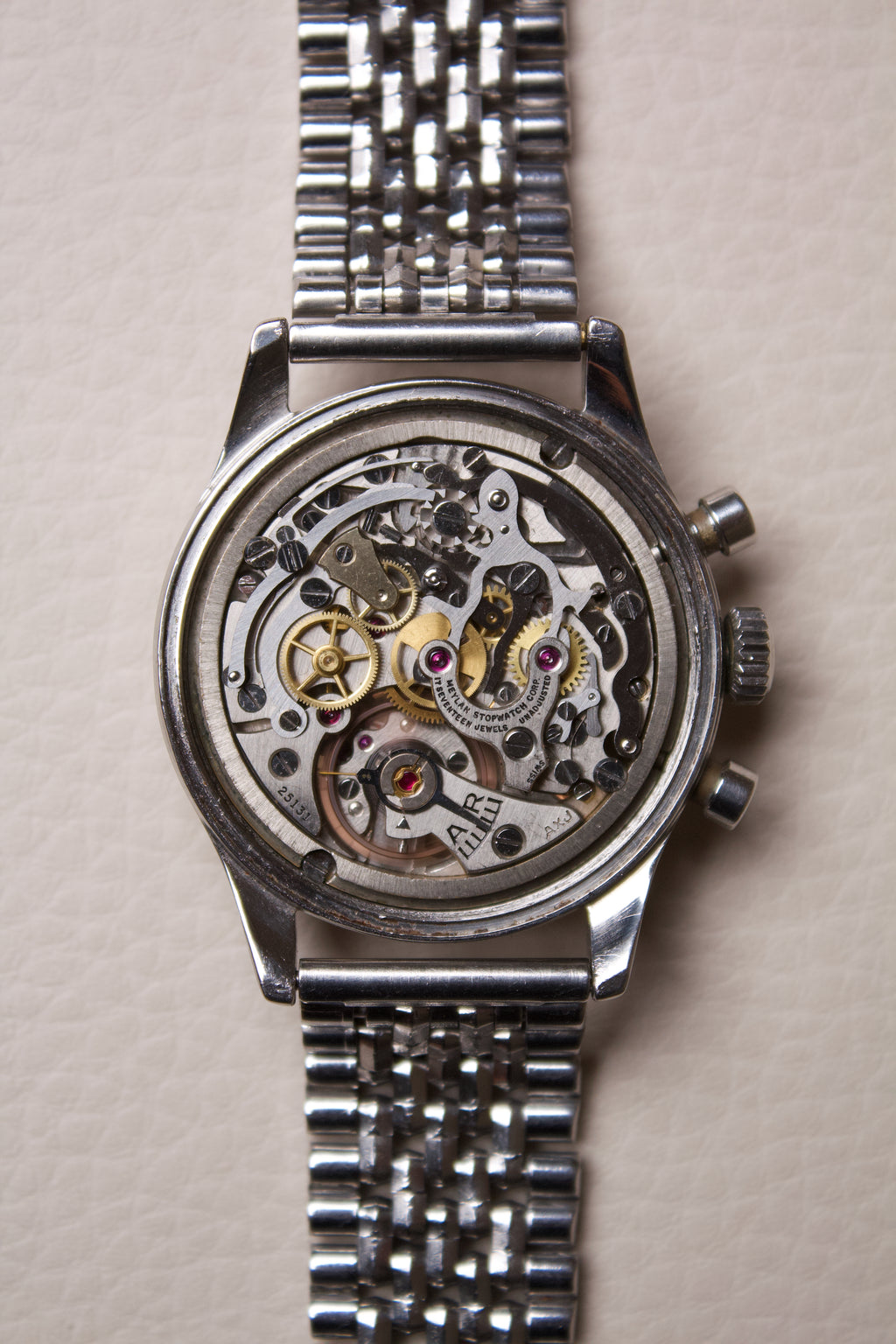 AR & JE Meylan Chronographe 16836 Valjoux 72
